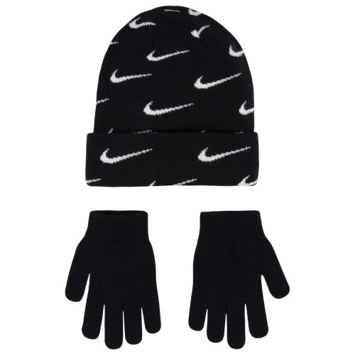 Nike Παιδικό σετ σκουφάκι & γάντια Swoosh Repeat Beanie/Gloves Set